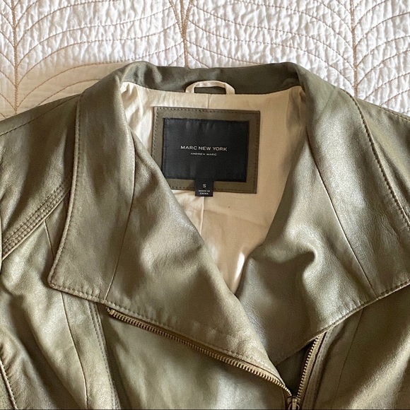 2/$50🍑MARC NEW YORK Genuine Leather Felix Jacket - Picture 3 of 10
